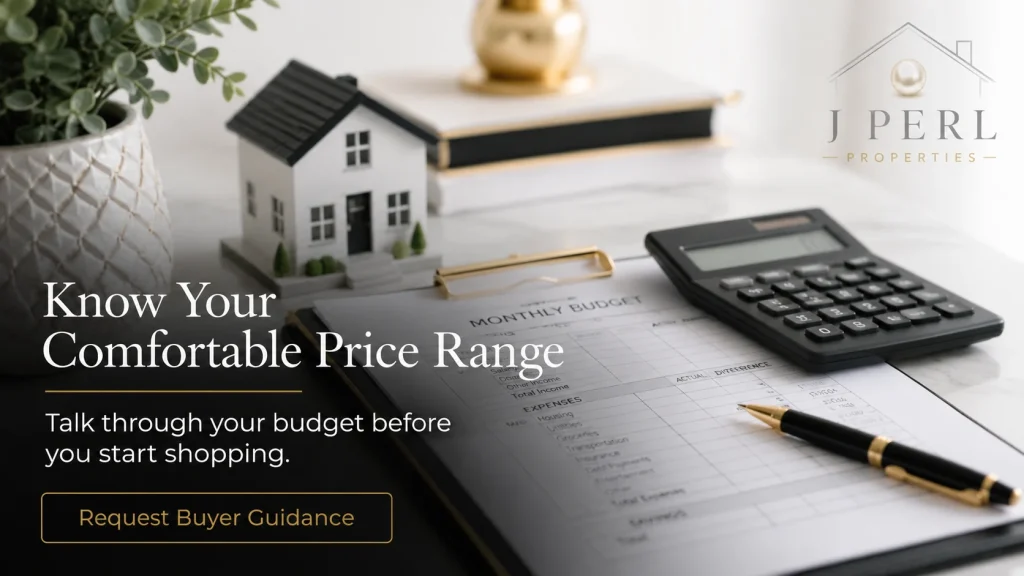 Find a comfortable home price range with J Perl Properties
