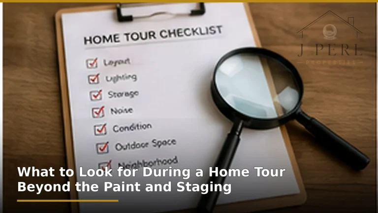 What to Look for During a Home Tour Beyond the Paint and Staging