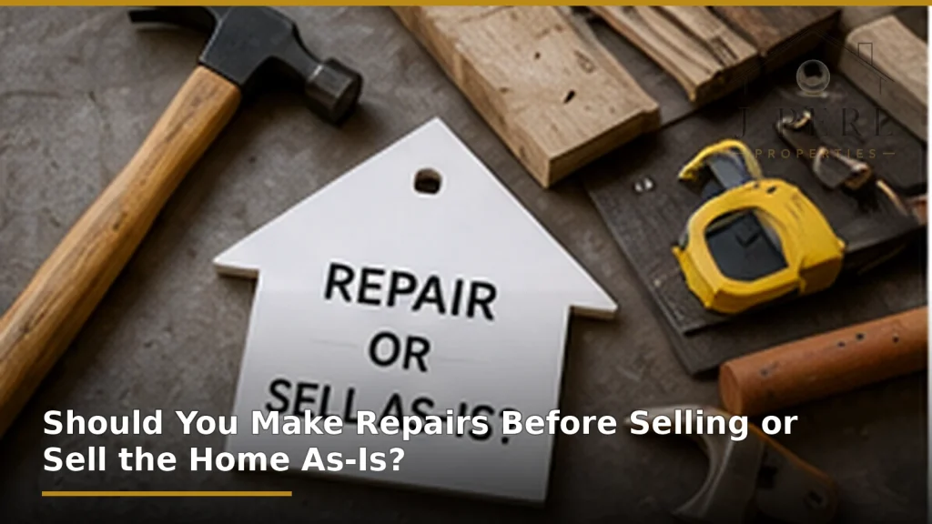 Should You Make Repairs Before Selling or Sell the Home As-Is?