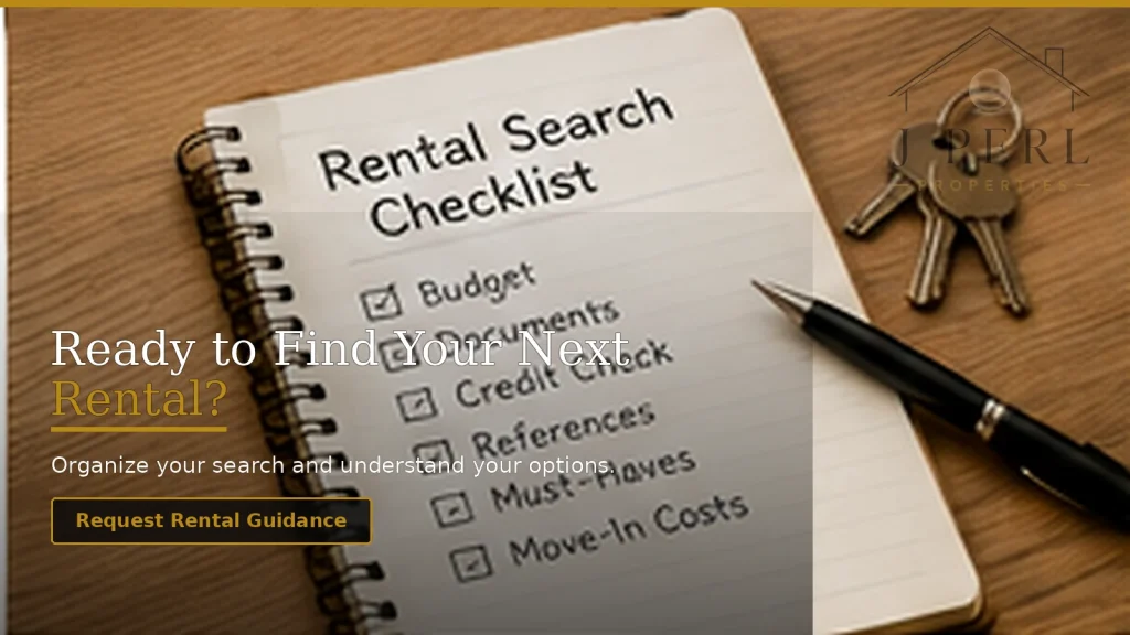 Get rental search guidance from J Perl Properties