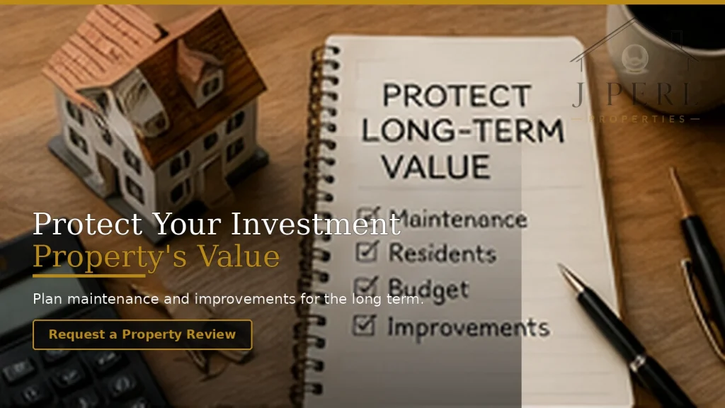 Protect your investment property value with J Perl Properties